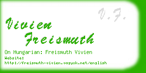 vivien freismuth business card